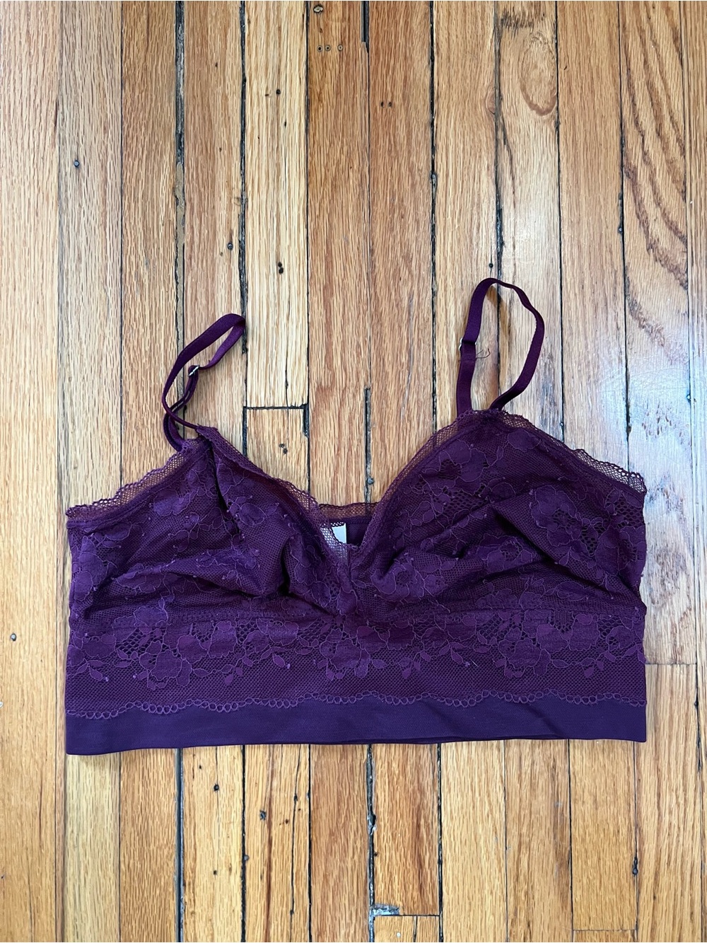 Victoria's Secret Lace Bralette in Plum